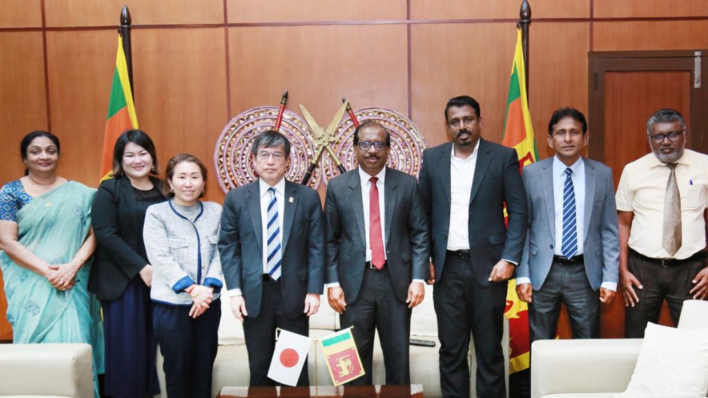 Japanese Ambassador meets Minister of Youth Affairs and Sports. - SL Sports